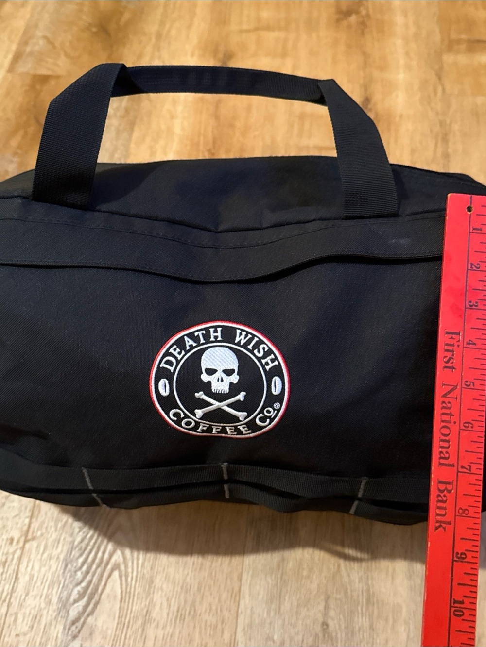Death Wish Coffee Company Duffel Travel Bag Expansion Promo NWOT Carry On Bag 18